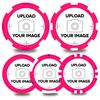 100-1000 Custom Plastic Chips,5 Available in 9 Colors,Double Sided Full Color PrintRush Production Available!Add Your Own Design,Personalized Image or Text on Chip (Rose Red, 40MM) view 1
