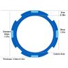 100-1000 Custom Plastic Chips,5 Available in 9 Colors,Double Sided Full Color PrintRush Production Available!Add Your Own Design,Personalized Image or Text on Chip (Rose Red, 40MM) view 4