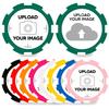 100-1000 Custom Plastic Chips,5 Available in 9 Colors,Double Sided Full Color PrintRush Production Available!Add Your Own Design,Personalized Image or Text on Chip (Green, 37MM) view 2