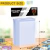 1200 Counts Card Sleeves Top Loaders for Trading Cards, Penny Soft Sleeve Baseball Card Sleeve Protectors Fit for Sports Cards, Football,Game Cards view 2