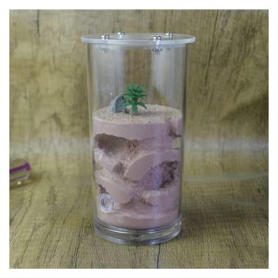 ZWSYQXIU Ant Habitat Ant Farm Ant Castle Ant Nest Farm Goblet Plaster Ant Castle Feeding Hydrating Nest Habitat Ant Farm Ant Nest Castle Ant Nest Ant House Ant Nest Farm(Brown), 13cm