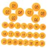 PRETYZOOM 90pcs Lottery Balls Raffle Balls for Home Party Game Numbers Easy to Find and Carry view 4