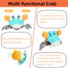 WLAUBO Crawling Crab Baby Toy,Tummy Time Musical Walking Dancing Crab Toys for Babies Toddler Interactive Development Toy view 2