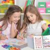 BenLouis 24 Sweet Mini Coloring Books Kids with 24 Stacking Crayons Candyland Donut Party Favors Activity Books Bulk for Kids Ice Cream Birthday Goodie Bag Gift Stuffer Classroom Reward view 4