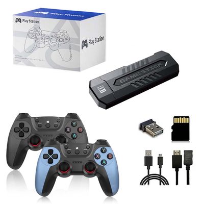 KoDeer X2 Pro 4K HD Retro Game Stick, Home TV Retro Game Console with 2 Wireless Controllers, HDMI Output, 25000+ Built-in Games (128GB)