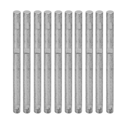 10pcs RC Motor Rod Shaft, Silver Stainless Steel, 4mm Diameter 60mm Length, Brushless Motor Shaft with 3 Flat Positions, Ideal for RC Car, Boat and Model Aircraft,