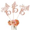 12 Pack Mis 15 Centerpiece Sticks, Happy 15th Birthday Party Decorations, Hello 15 Fabulous Table Toppers, Cheers to 15 Years Old Birthday Anniversary Party Decotations Rose Gold view 1