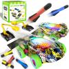 Beby Buty Indoor Outdoor Car Launcher Toys for Kids Boys, Rocket & Cars Launcher Toys Include 6 Foam Rockets & 2 Cars, Ideas 3 4 5 6 Years Boys Toys Birthday Gifts, Outdoor Toys for Kids Ages 3-5 4-8 view 1