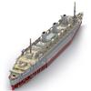 BrickCraftWorks MOC Mary Troopship Super Cruise Building Blocks Set, Large Building Blocks Cruise Ship Ornament Gift for Teen Adult (4746pcs) view 2