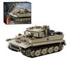 Aetheria Tiger I Tank Building Blocks, WW2 German Tank, 1:28 Scale, 1138 Pieces, Adults & Enthusiasts view 1