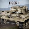 Aetheria Tiger I Tank Building Blocks, WW2 German Tank, 1:28 Scale, 1138 Pieces, Adults & Enthusiasts view 2