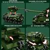 Aetheria M4A3E8 Sherman Tank Building Bricks, WW2 Military Tank Building Blocks to Build, 1:30 MOC Tank Designed by Lepetitlegoneuf, Collectors & Enthusiasts for Adult - 836 Pieces view 4