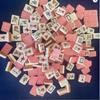 Pink Sparkle American Mah Jongg Tile Set, Engrave & Hand Painted view 1