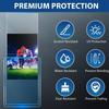 1000 Hard Plastic Card Sleeves, Premium Baseball Card Protectors, 3"x 4" Trading Cards Sleeves, Sports Game Cards Holder Top Cases (500 Hard Sleeve + 500 Soft Sleeve) view 2