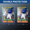 1000 Hard Plastic Card Sleeves, Premium Baseball Card Protectors, 3"x 4" Trading Cards Sleeves, Sports Game Cards Holder Top Cases (500 Hard Sleeve + 500 Soft Sleeve) view 3