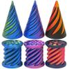 TIM CHESS 6 Packs Impossible Cone, 3D Printed Fidget Toy for Stress Relief, ADHD & Anxiety Spiral Cone Fidget Toy, Impossible Pyramid Passthrough for Adults, Spiral Illusion Desktop Decoration view 1