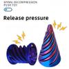 TIM CHESS 6 Packs Impossible Cone, 3D Printed Fidget Toy for Stress Relief, ADHD & Anxiety Spiral Cone Fidget Toy, Impossible Pyramid Passthrough for Adults, Spiral Illusion Desktop Decoration view 4