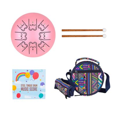 8-Tone Drum C Key Percussion Instrument Drum Unique 12 Zodiac Drum For Beginner Kids