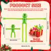 4Pcs Christmas Pop Tube Sensory Toys,Grenn Monster Telescopic Suction Fidget Toys for Kids Toddler with ADHD or Autism,Christmas Stocking Stuffers Party Favors Gifts Idea for Boys Girls view 3