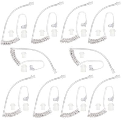 Lixin 10-Pack Replacement Acoustic Coil Tube for Radios Headset (LX-005B)