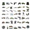 100 Pack Army Stickers, Camouflage Camo Military Party Favors Gifts, Birthday Decorations view 2