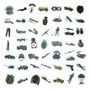 100 Pack Army Stickers, Camouflage Camo Military Party Favors Gifts, Birthday Decorations view 3