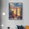 British Street Paint by Numbers for Adults, DIY Paint by Number Canvas Acrylic Paint by Numbers Kit, DIY Painting by Numbers for Kits, DIY Oil Painting Home Wall Decor (Without Frame) 50x70cm WK-823 view 2