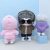 niannyyhouse 10cm 15cm 20cm Plush Doll Clothes Hoodie Pants Glasses Canvas Shoes Sportswear Outfit Soft Stuffed Toy Dressup (Yellow-10cm) view 4