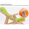 WDFYJ Lounge Chair, Folding Lunch Break Lazy Chair Fabric Solid Wood Chair Sofa Balcony Outdoor Nap Chair 89x87x105cm(Green) view 3