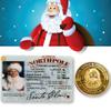 2025 Stocking Stuffers for Kids Christmas Gifts Ideas, Santa Claus Lost Sleigh Drivers License ID & Golden Wishing Coins sets, Funny Christmas Gifts for Kids, Toddler, Children, Boys, Girls ( Age 3 4 5 6 7 8 Years Old ) view 1