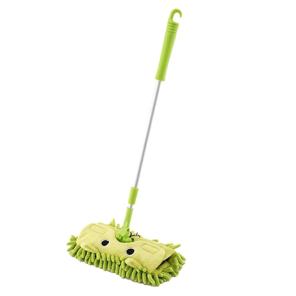 JWQFBC Kids Playful Floor Cleaning Set - Imaginative Pretend Toy, Green, as described