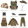 Children's Army Special Forces Clothing Children's Camouflage Single Soldier Clothing Helmet Backpack Soldier Boy (6-7/120) view 2