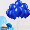 100 Pack Neon Blue Balloons - UV Party Decorations, Black Light Latex Fluorescent Glow Balloons for Birthday Decoration, Dark Party Supplies view 2