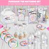 Girls Personalized Birthday Era Inspired Friendship Bracelet Themed Juice Pouch Drink Labels, Teen Party Favors Sticker, Bracelet Party Decorations, Sleepover Party Decorations, Slumber Party Supplies view 3