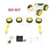 4WD Robot Smart Car Chassis Kits with Speed Encoder DIY kit for 51 M26 DIY Education Robot Smart Car Kit view 2