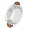 JTLB Rice Bowl, Cute Bear Shape, Bowl with Two Ears, Stainless Steel for Meals, Desserts and Salads, Easy to Clean, Includes Walnut Wood Spoon (Type 2) view 3