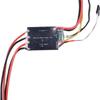 2-4S 2CH One Way Brushed ESC 20Ax2 Mixing Mode Electric Speed Controller with Overheating Protection f RC Boat 380/550/775 Motor view 3