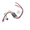 2-4S 2CH One Way Brushed ESC 20Ax2 Mixing Mode Electric Speed Controller with Overheating Protection f RC Boat 380/550/775 Motor view 4
