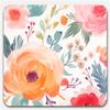 Flower Jigsaw Puzzle, Painting of Summer Spring Flowers in Colors Floral Seasons Print, Fun Activity for Family Durable Cardboard, 500 pcs 20.4'' x 14.9'', Pink Green Flower view 1