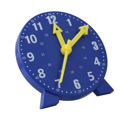 Fabater Clock Learning Model, Improve The Effect Environmental Clock Model Teaching Aid Training Observation Independent Discovery Ability for School (Blue)