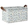 ALAZA Dolphin Coral Reef Fish Rectangular Closet Storage Box Storage Bin Basket Storage Cube with Leather Handles Nursery Storage Laundry Hamper 2 Piece view 1