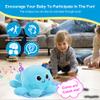 Kindenwinn Baby Octopus Crawling Toy - Octopus Toy with Light, Music, Voice Control, and Clap Hands Awake for 2+ Year Old Boys and Girls view 4