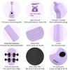 Concert Ukulele, EASTROCK Carbon Fiber 23 Inch Ukulele,Waterproof, Lightweight, Including Thickened Gig Bag, Capo, Tuner, Spare Strings, Sitable for Beginners, Professionals, Outdoor travel, Purple view 4