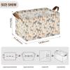 ALAZA African Animals Zebra Rectangular Closet Storage Box Storage Bin Basket Storage Cube with Leather Handles Nursery Storage Laundry Hamper 2 Piece view 3