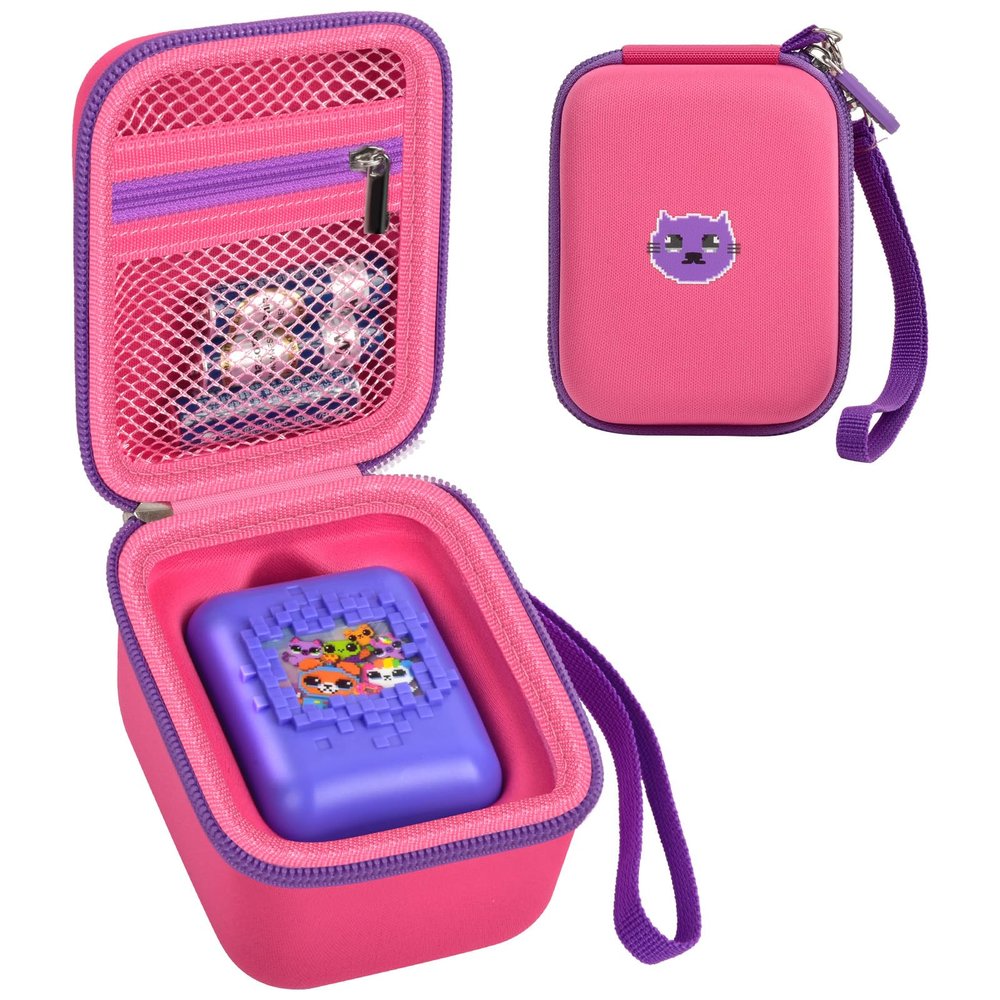 GWCASE Case for Bitzee Magicals Digital Pet, Hard Carrying Holder for Bitzee Interactive Digital Pet React to Touch, Protective Container for AA Batteries and Other Accessories (Box Only)-Pink