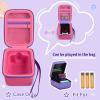 GWCASE Case for Bitzee Magicals Digital Pet, Hard Carrying Holder for Bitzee Interactive Digital Pet React to Touch, Protective Container for AA Batteries and Other Accessories (Box Only)-Pink view 2
