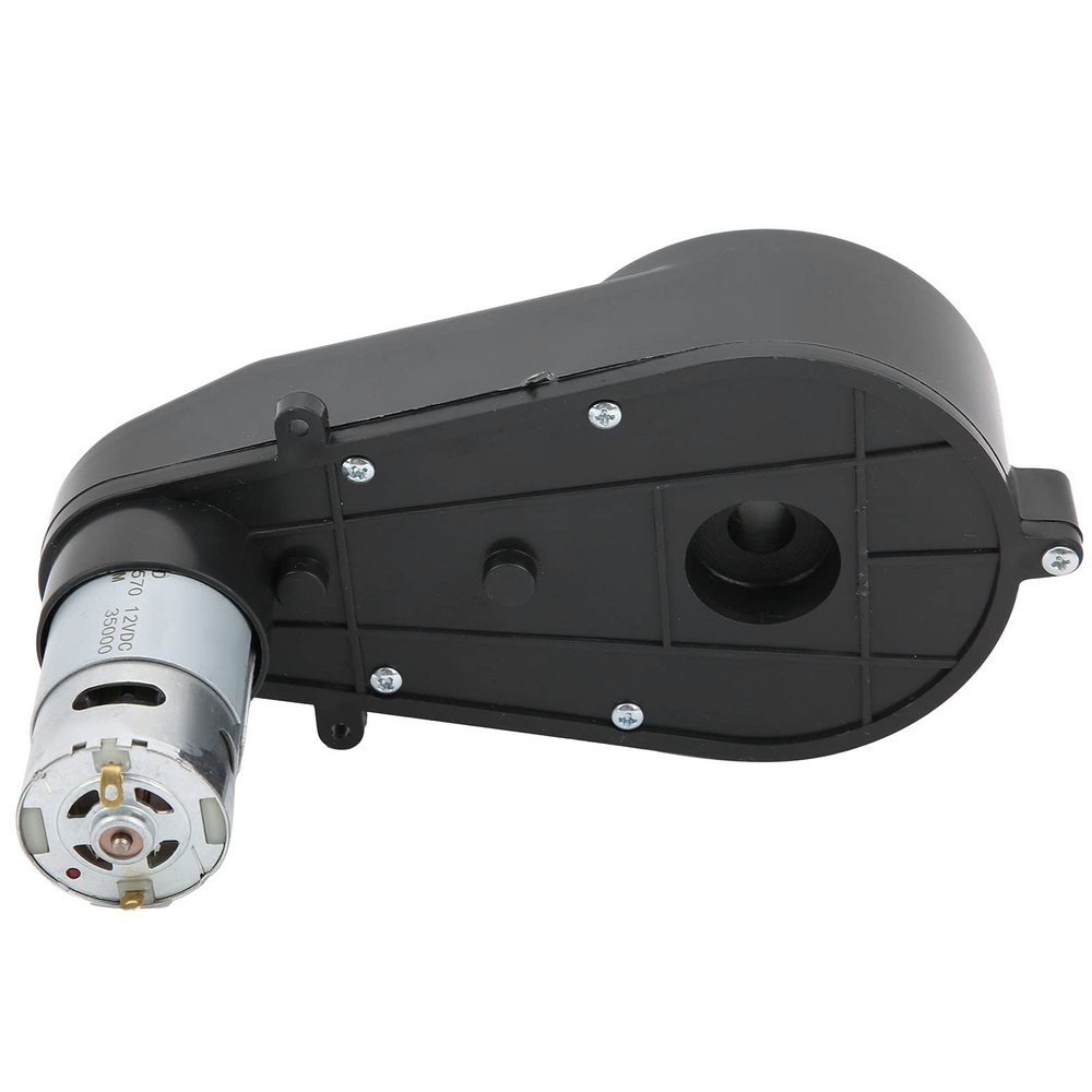 ANKROYU Electric Motor Gear Box, Impact Resistance Ride On Car Gear Box, Wear Resistant Steering Gear Box, Motor Gear Reduction Box, Ride On Car Toy Parts