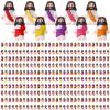 Bememo 300 Pcs Little Jesus Figures Bulk Original Design Mini Pocket Jesus Rubber Figurine to Hide and Seek Religious Party Favors Baptism Gifts(Bright Colors) view 1