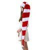 130cm Novelty Long Santa Hat Striped Christmas Hat for Party Fancy Dress Up New Year Festive Holiday Christmas Party view 1