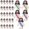 Bememo 25 Pcs Little Jesus Figures Original Design Jesus Love You Mini Rubber Toys to Hide and Seek Christmas Religious Party Favors Sunday School Baptism Gifts(Macaron Colors) view 1